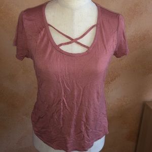 Pink Cross Top
